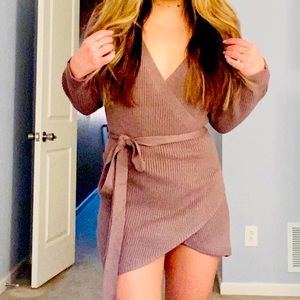 Princess Polly Knit Wrap Dress. Never been worn! Size XS